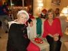 Barb & Donna sharing stories at Frank’s Christmas party. photo by Frank DelPiano